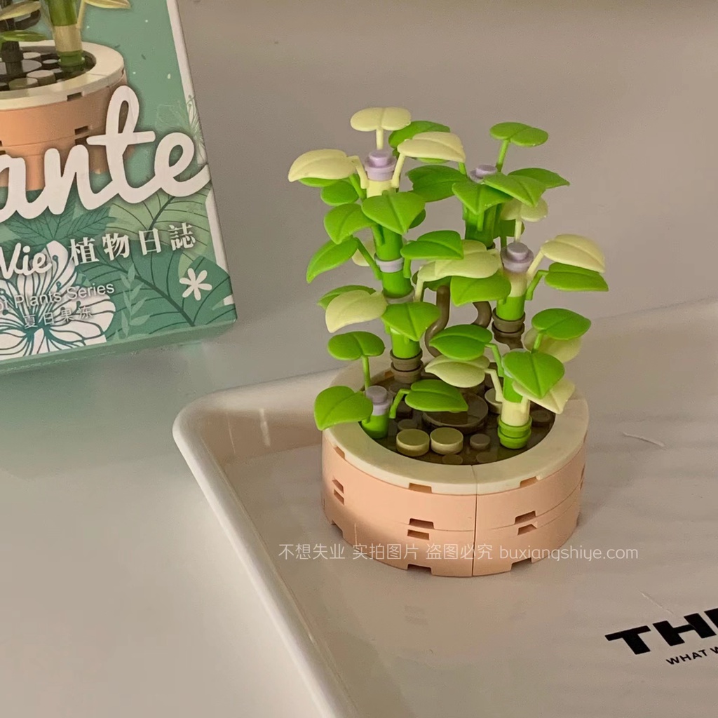 Đồ Chơi Lắp Ráp Chậu Cây Thiết Kế Dễ Thương Sáng Tạo