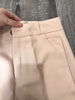 (Ảnh thật + clip thật) Quần suông cúc giữa