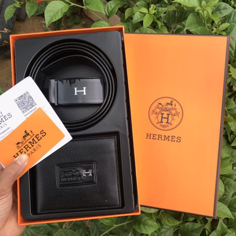 Set ví thắt lưng nam fullbox da cao cấp bền đẹp sang trọng làm quà tặng sinh nhật cho nam