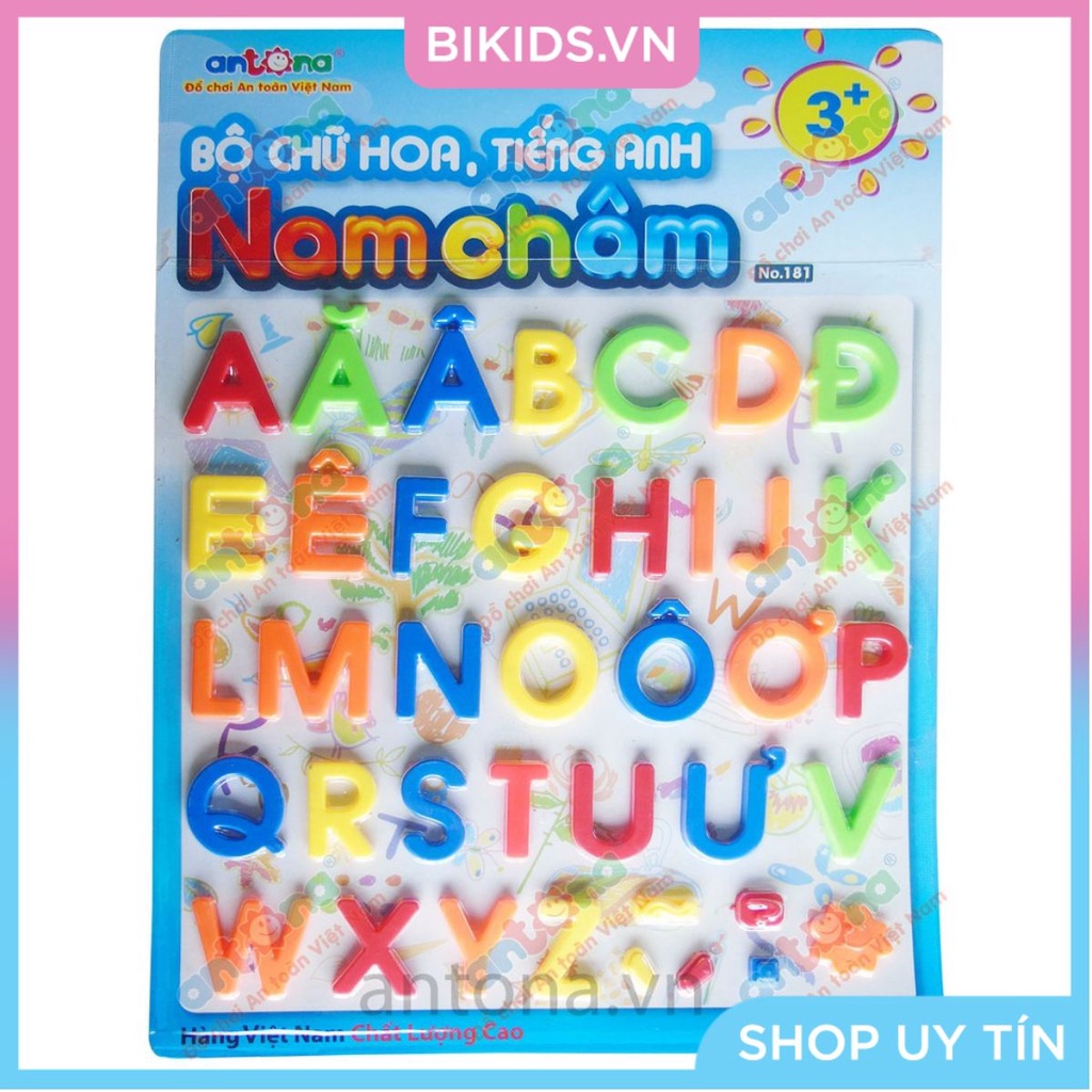 Antona - Bộ chữ hoa - tiếng anh nam châm
