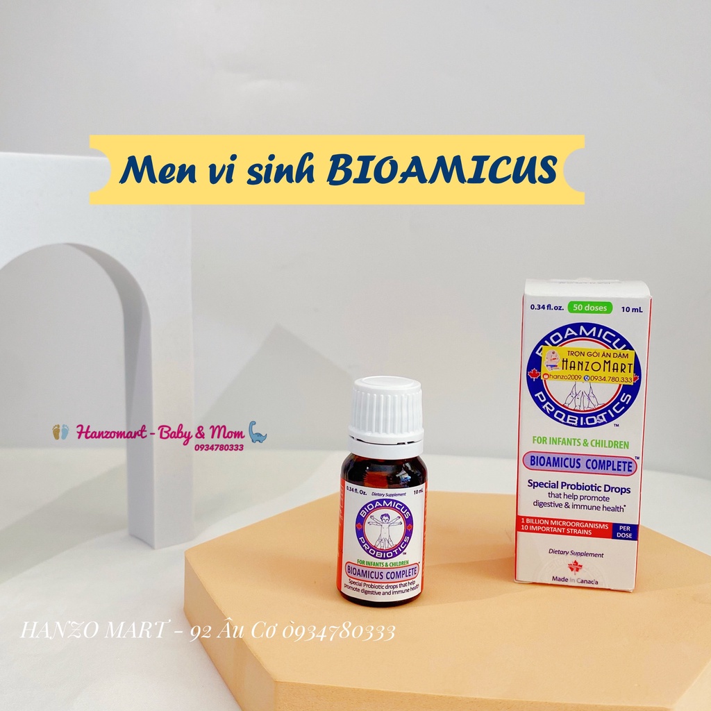 Men vi sinh Bioamicus Complete 10 chủng - Nhập khẩu chính hãng Canada