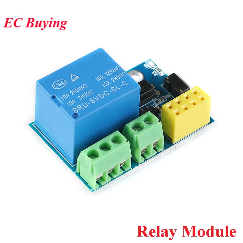 ESP8266 WiFi Relay Module USB to ESP8266 DHT11 Temperature Humidity Adapter ESP-01 ESP-01S DS18B20 WS2812 RGB Module For Arduino