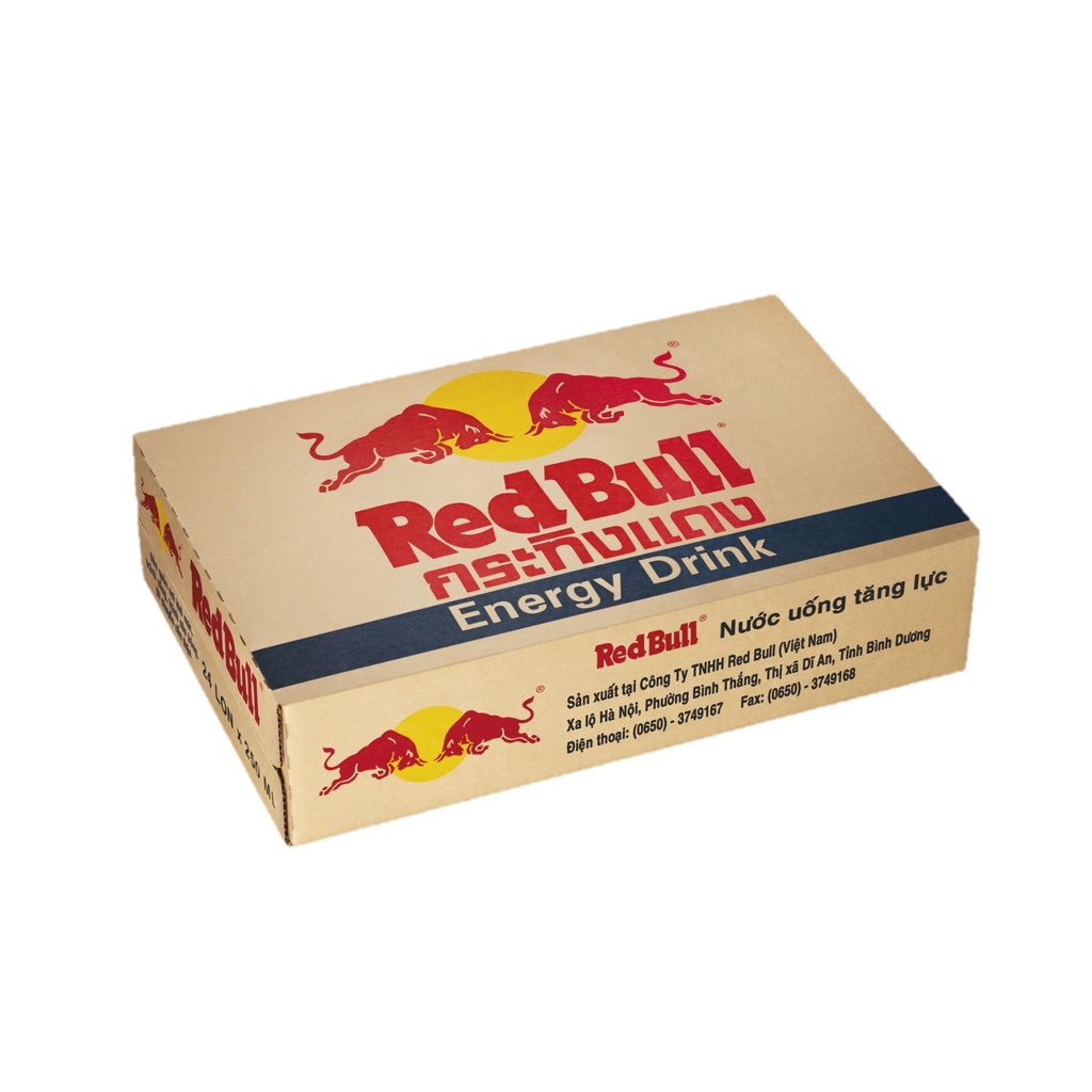 Nước tăng lực Red Bull Việt Nam Lon 250ml_Bò Húc_Bổ Xung Vitamin Giúp Tăng Cường Sức Khỏe Chống Dịch