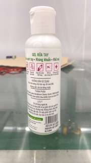 (100ml) Gel rửa tay khô kháng khuẩn