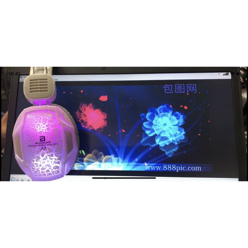Tai Nghe Chụp Tai QUILAN A7 JACK 3.5 Chuyên Game, Có Micro, Đèn led Đổi Màu, Dây Chống Đứt