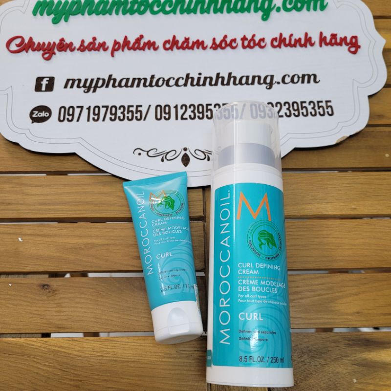 Kem Định Hình Sóng Xoăn MOROC Curl Building Cream 75ml - 250ml