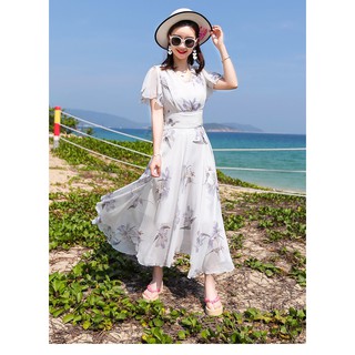ĐẦM MAXI HOA DÁNG DÀI CAO CẤP HÀNG NHẬP