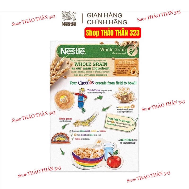 Date T02/2023- Bánh Ngũ Cốc Ăn Sáng Nestle Cheerios Multigrain 300g