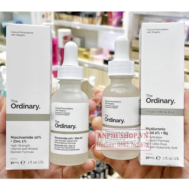 Tinh chất cấp ẩm phục hồi da Serum The Ordinary Hyaluronic Acid 2% + B5 30ml - Sản phẩm chính hãng