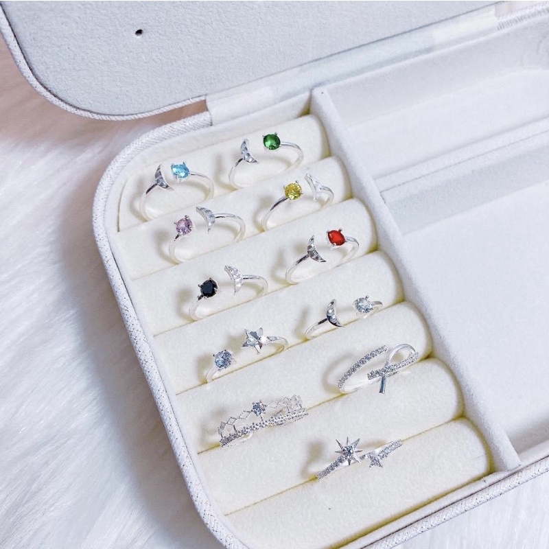 Nhẫn nữ Bạc ta sáng bóng , trẻ trung , giá rẻ - Vàng Bạc Khải Khải