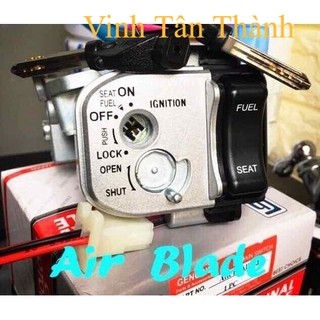 Bộ ổ khóa air blade 110cc 2007 - 2011 6 cạnh