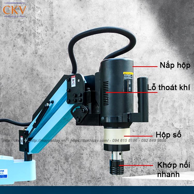 Máy taro cần dùng điện CKV-M24 cổ xoay 395 độ linh hoạt