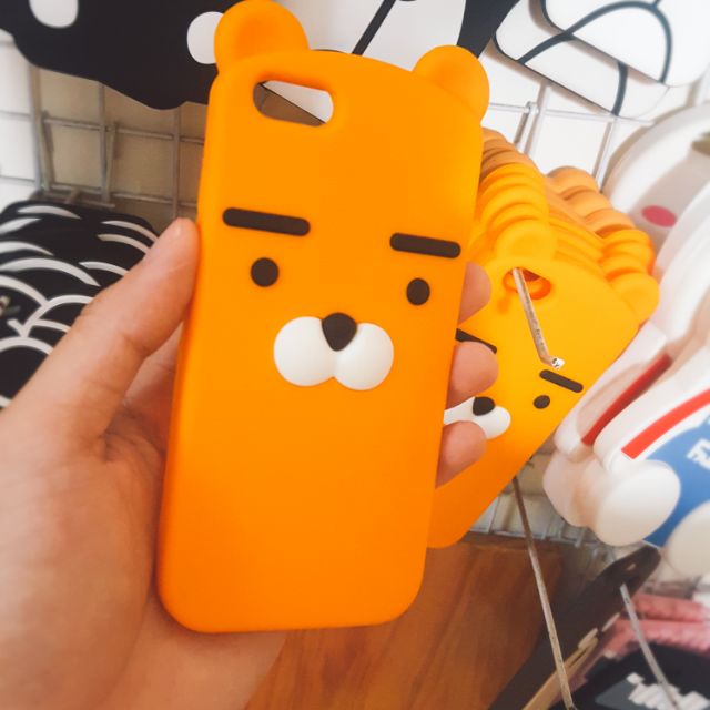 ỐP LƯNG IPHONE 6/6 PLUS / 7/7 PLUS / 8/8 PLUS DẺO SILICONE chó VÀNG ( xả hàng )