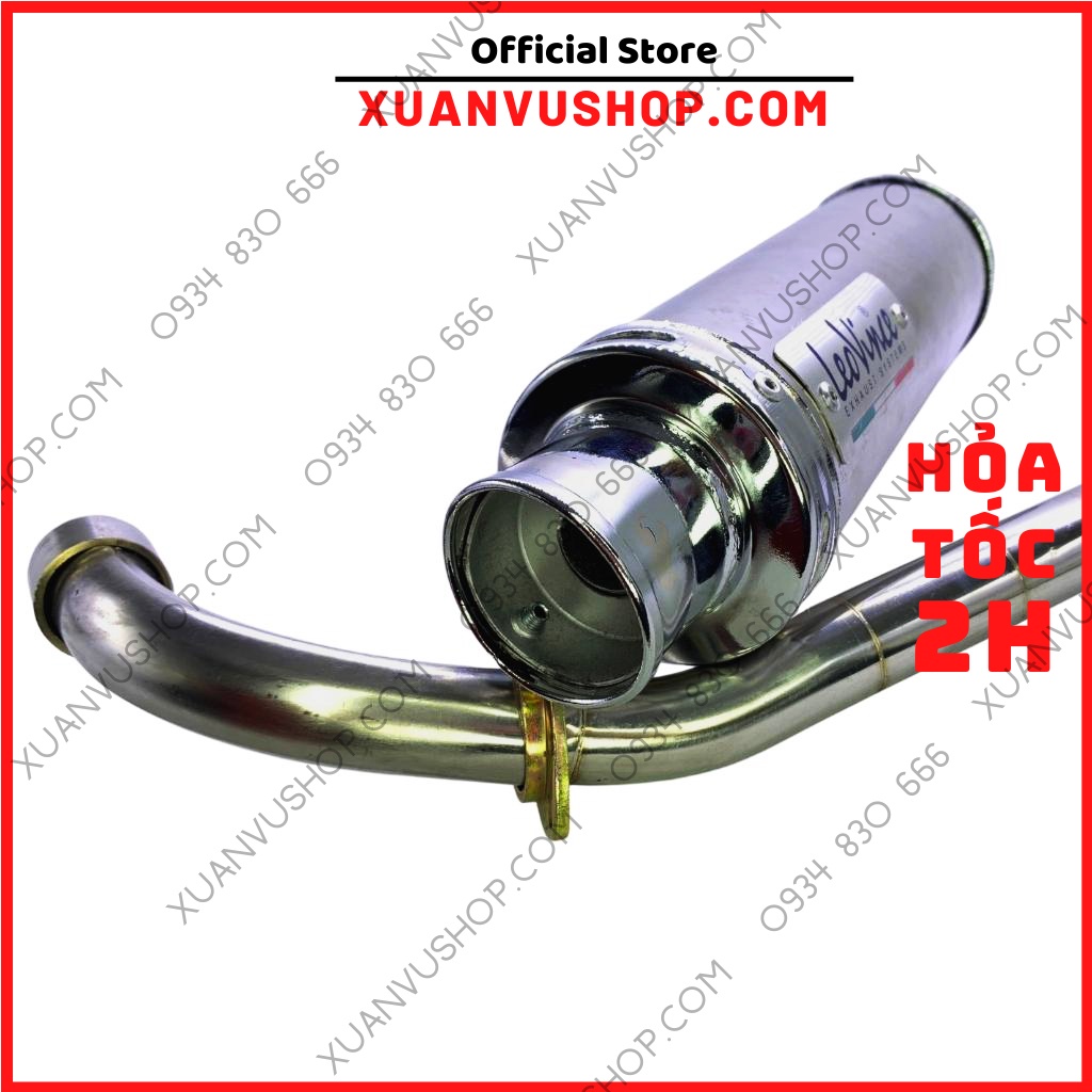 Pô leovince dài ngắn Pô leo chuẩn loại 1.1  xe wave dream sirius ex50 si50 wave 110 galaxy elegant angela XUANVUSHOP