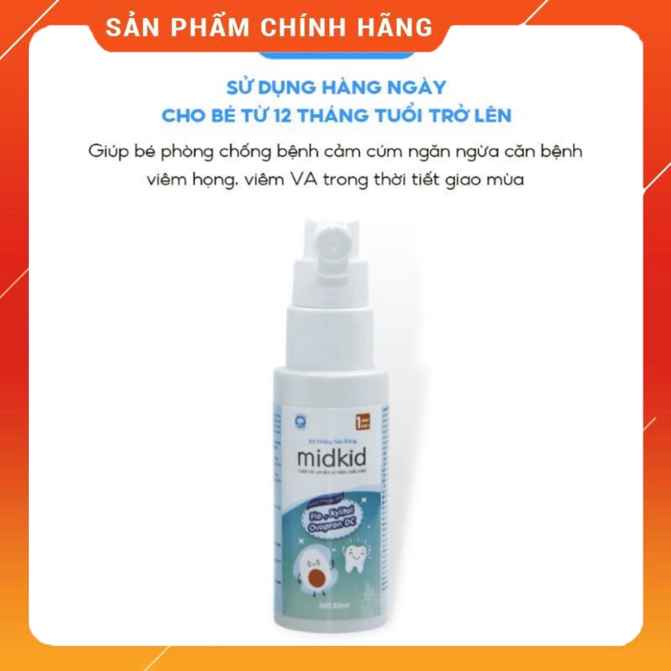 Xịt chống sâu răng MIKID