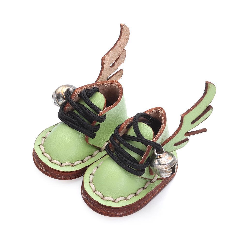 Giày Búp Bê Da Bò Màu Cầu Vồng Dễ Thương 6 Màu Lựa Chọn