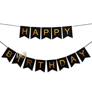 Cờ Happy birthday đuôi cá