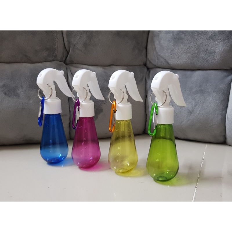 Vỏ chai xịt đa năng treo móc khoá Hình bóng đèn đựng cồn sát khuẩn, nước rửa tay, toner...