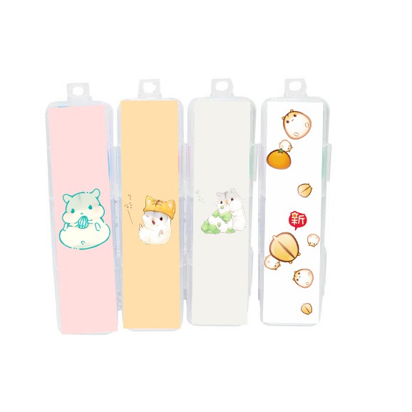 Bộ compa hamster pheobe CP13 dễ thương kèm ngòi chì bấm compa cute hoạt hình