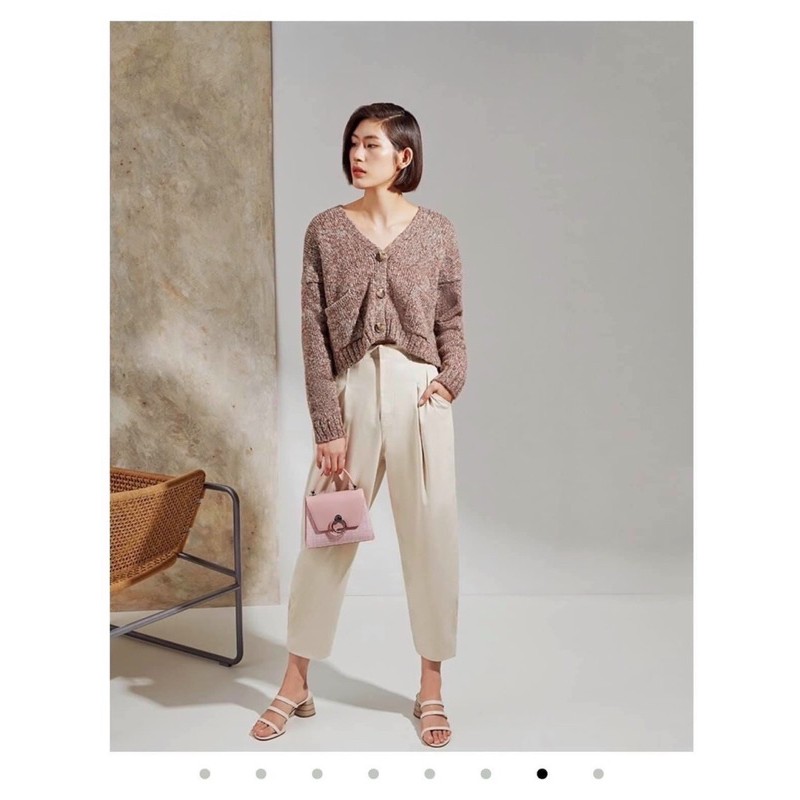 Túi quai cầm kèm dây đeo chéo síz 18cm