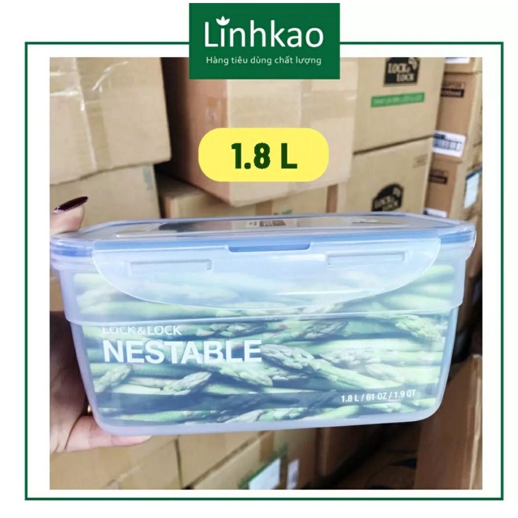 HỘP NHỰA LOCK&amp;LOCK CAO CẤP 1.3L &amp; 1.8L