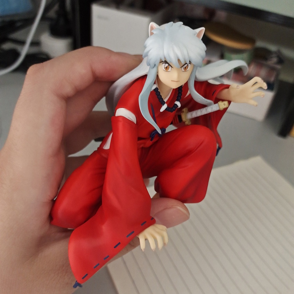 KORYES Classic Action Figure PVC Anime Figure Inuyasha High quality 9cm Collectible for Boys Model Toys Japanese Furyu