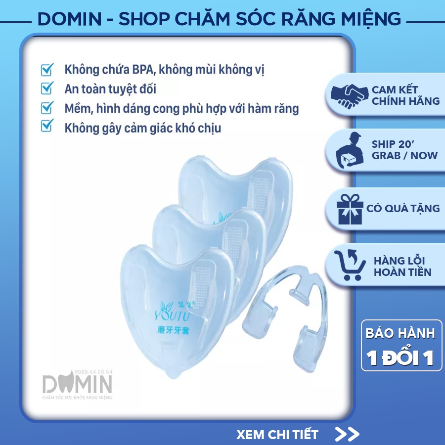 DỤNG CỤ CHO NGƯỜI NGHIẾN RĂNG Chăm Sóc Răng Miệng, Bảo Vệ Răng, Kỹ Thuật Của Nhật (Loại Bỏ Tật Nghiến Răng Khi Ngủ ) 5.0