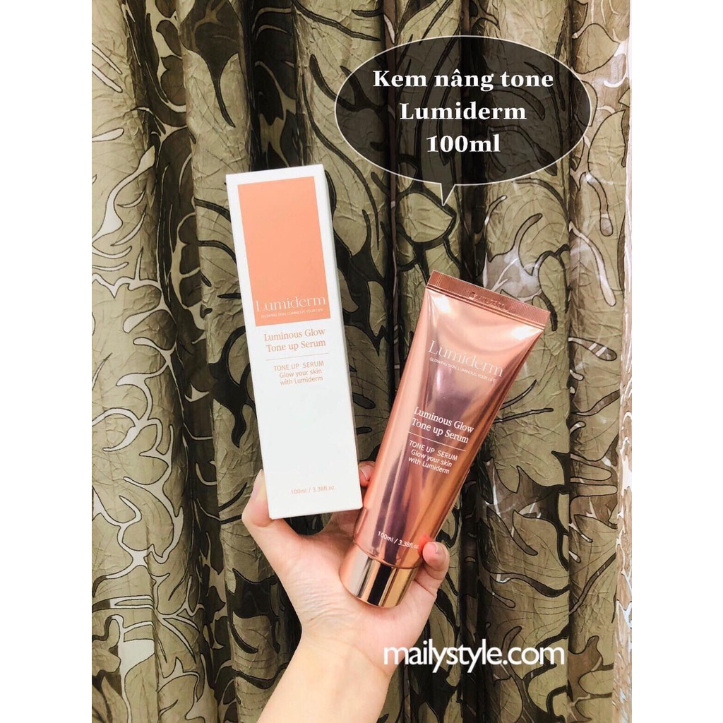 Q62_Kem Nâng Tone Trắng Da Lumiderm Luminous Glow m_ Màu Đồng