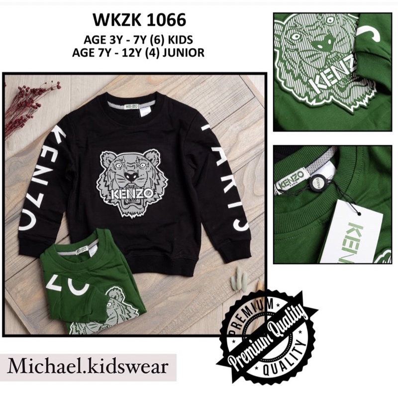 Wkzk Áo sweater Tay Dài Chất Lượng Cao Thoải Mái Cho Bé Trai/Bé Trai 1066