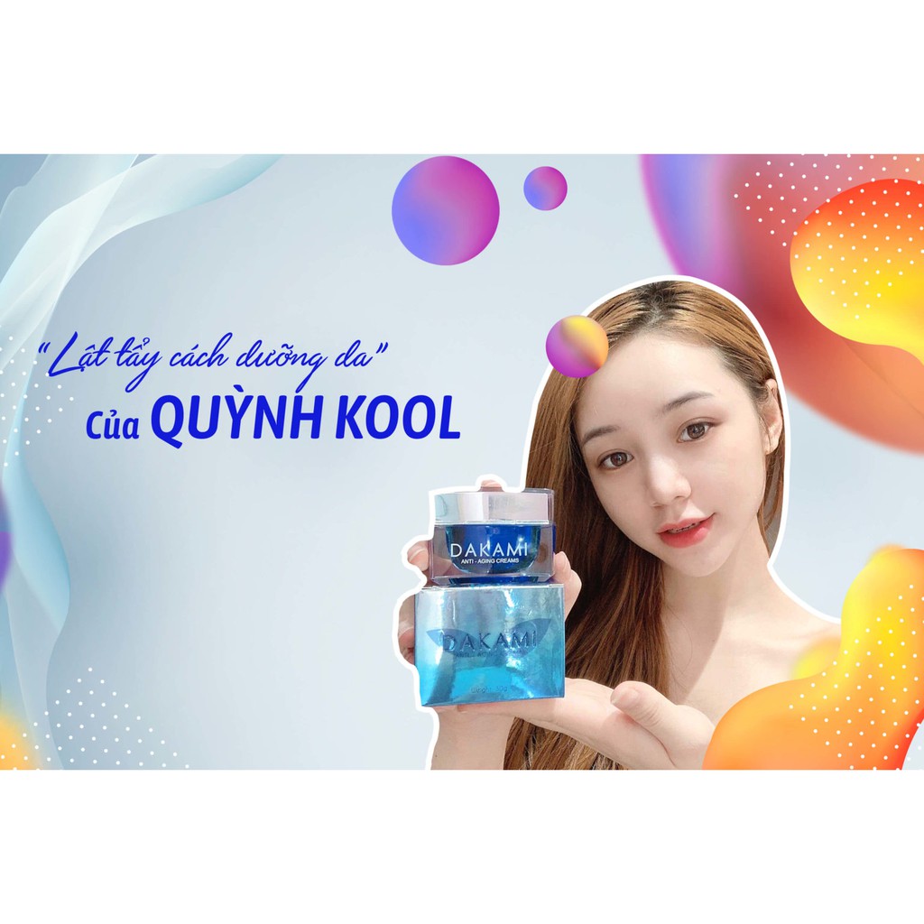 [ TEM VUÔNG MÃ CÀO] Kem Dakami II - Chống Lão Hóa, Xóa Mờ Nếp Nhăn-30gr