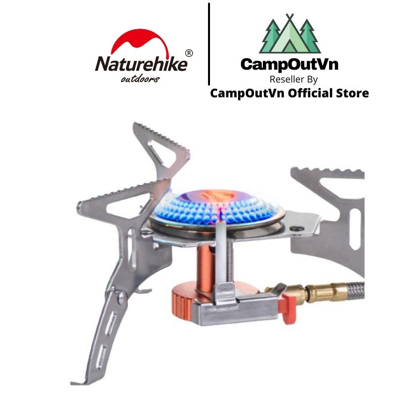 Naturehike đồ cắm trại campoutvn cắm trại du lịch dã ngoại bếp gas mini xếp gọn A013