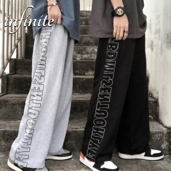 Quần Ống Rộng Dáng Suông Mỏng Co Giãn plus size Cho Nam