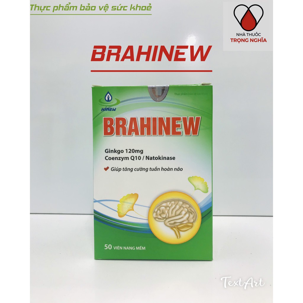 VIÊN UỐNG BỔ NÃO BRAHINEW HỘP/50 VIÊN