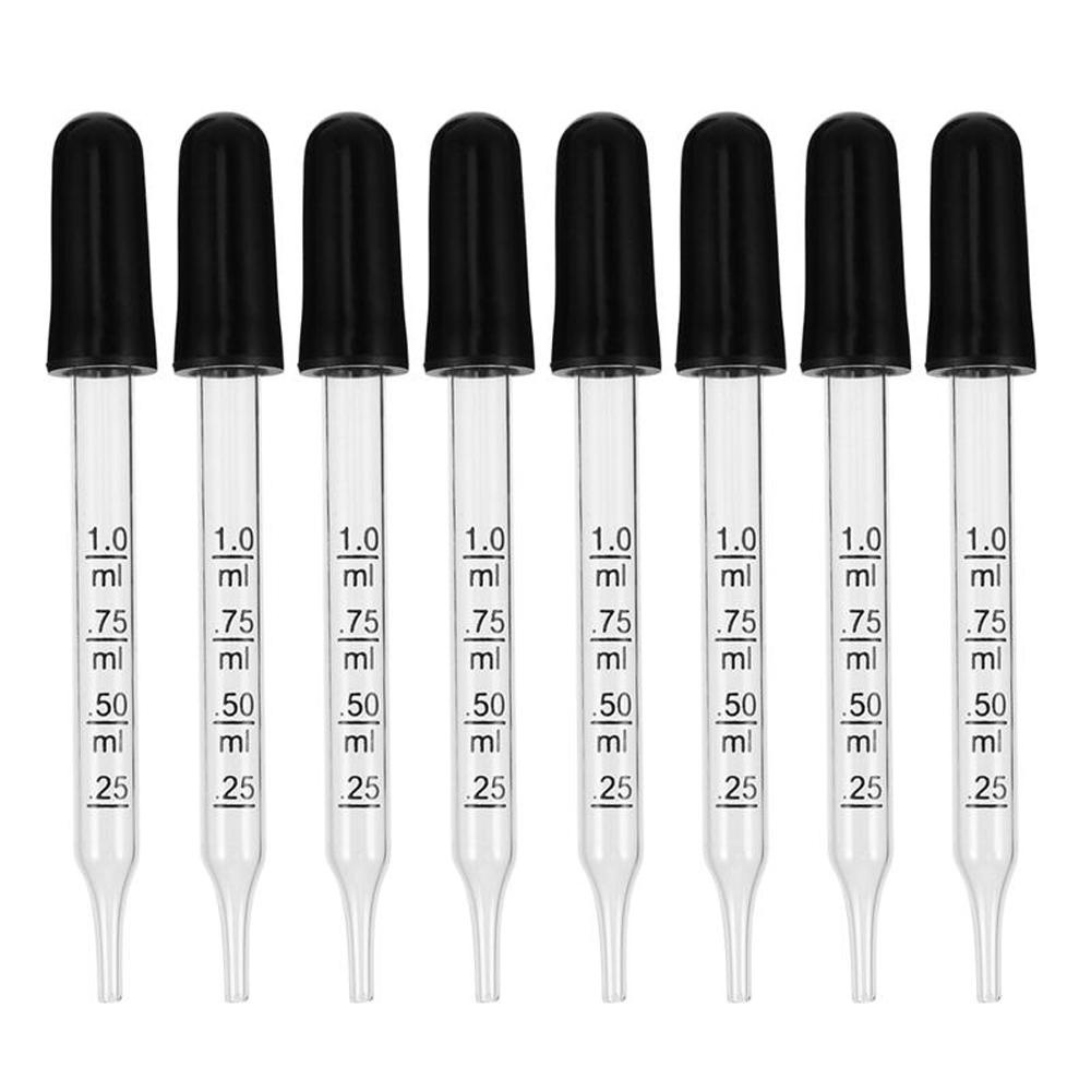 Ống Nhỏ Giọt Thủy Tinh Đầu Cao Su Dùng Hóa Học 1ml