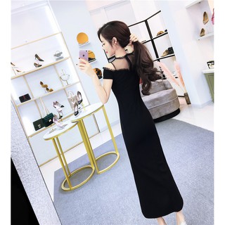 Đầm maxi xẻ tà cho nữ