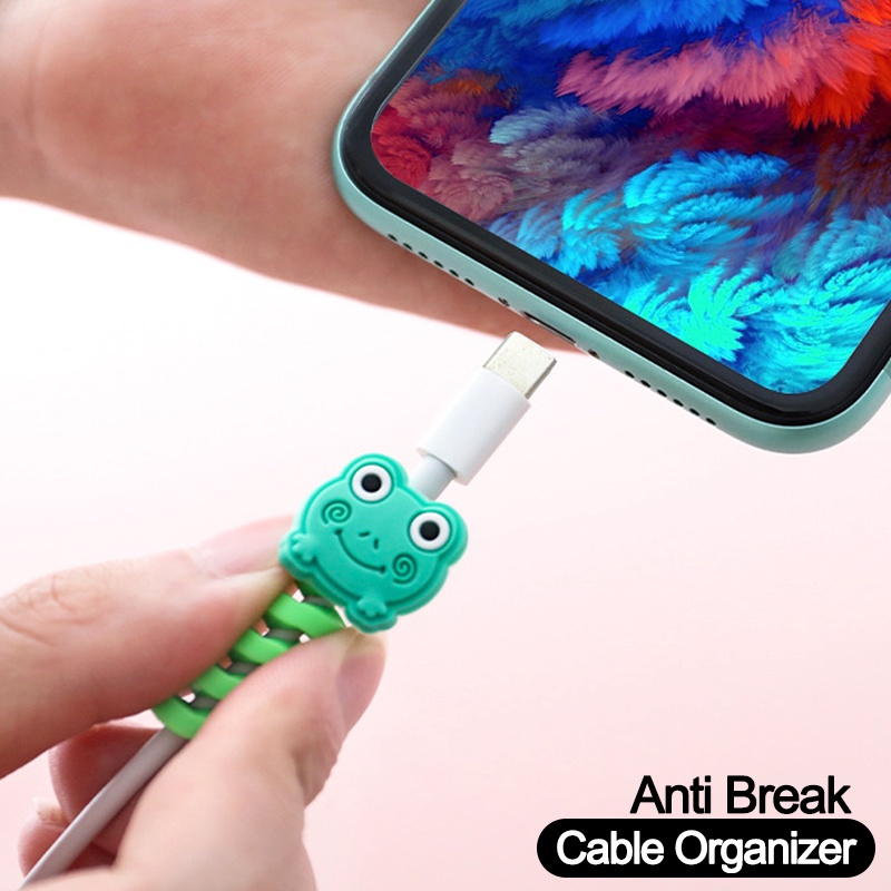 [Cartoon Animal Cable Cords Sleeve] [Cable Line Management Sleeve] [Cable Wire Protector Cover ]