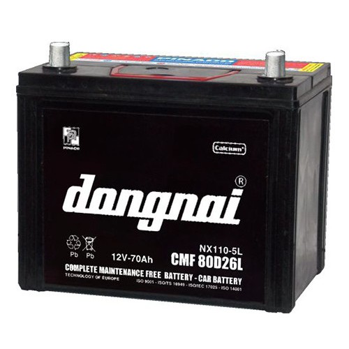 ẮC QUY XE Ô TÔ 12V-70 Ah KHÔ CMF 80D26L