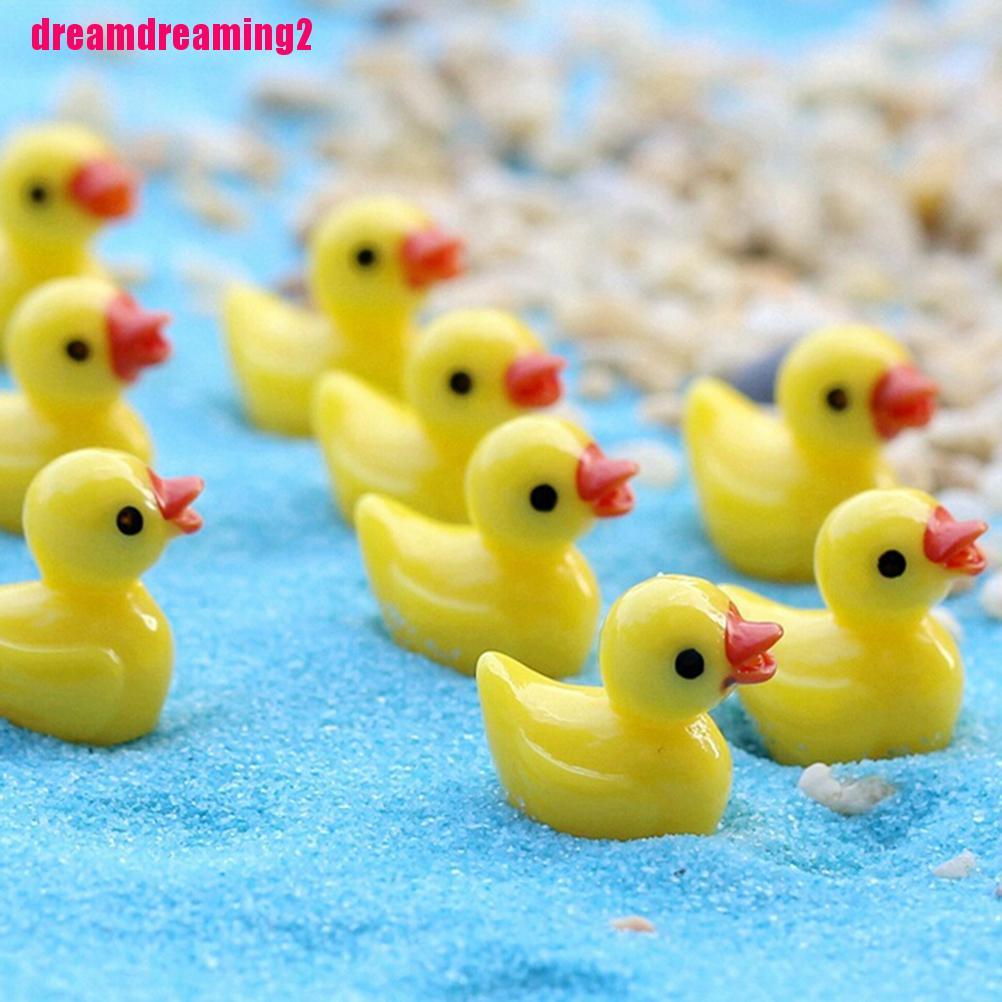 Bộ 10 Chú Vịt Vàng Mini Trang Trí Xinh Xắn