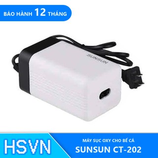 Máy sủi khí oxy cho bể cá cảnh 300 lít  SUNSUN CT-202 chính hãng