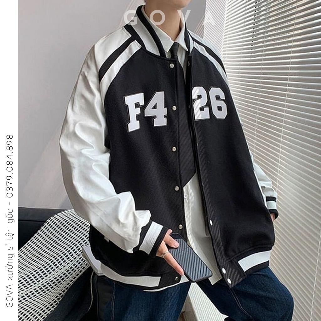 Áo Khoác Dù F426 2 Lớp Form Rộng Nam Nữ Unisex, Áo Gió Bomber Chống Nắng Ulzzang GOVA