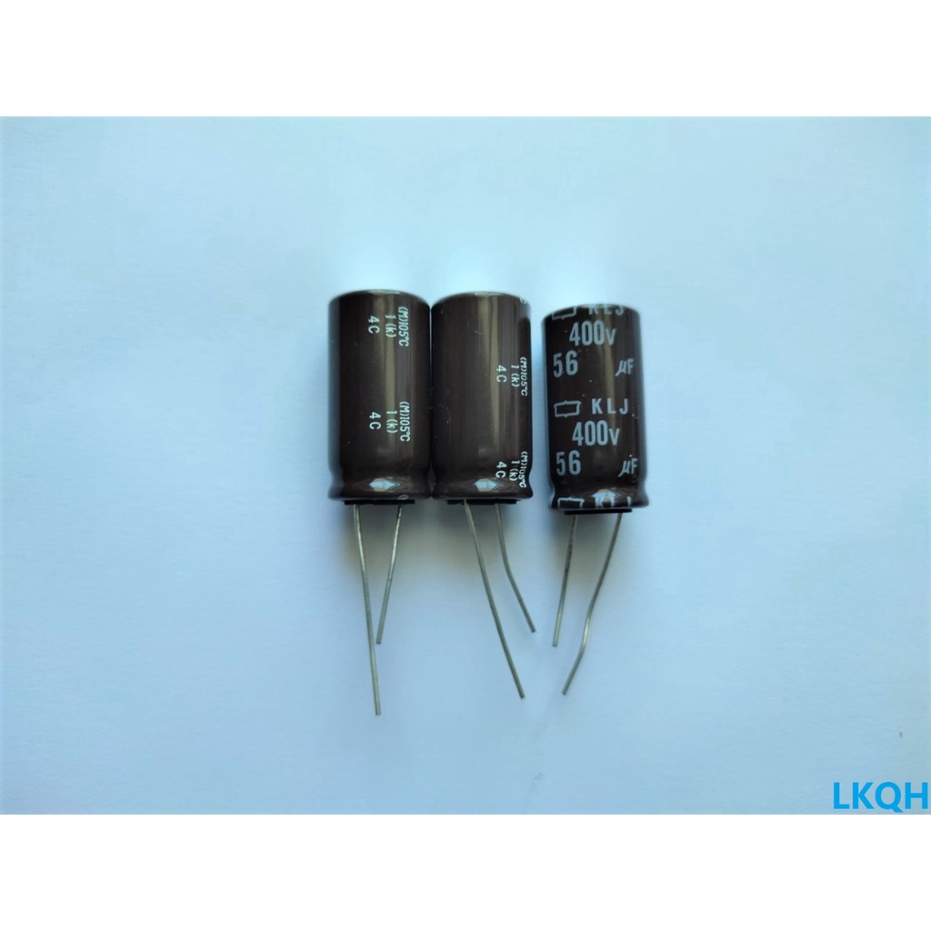 Tụ hóa 400V 56uF chính hãng Nippon Chemi-Con Nhật bản