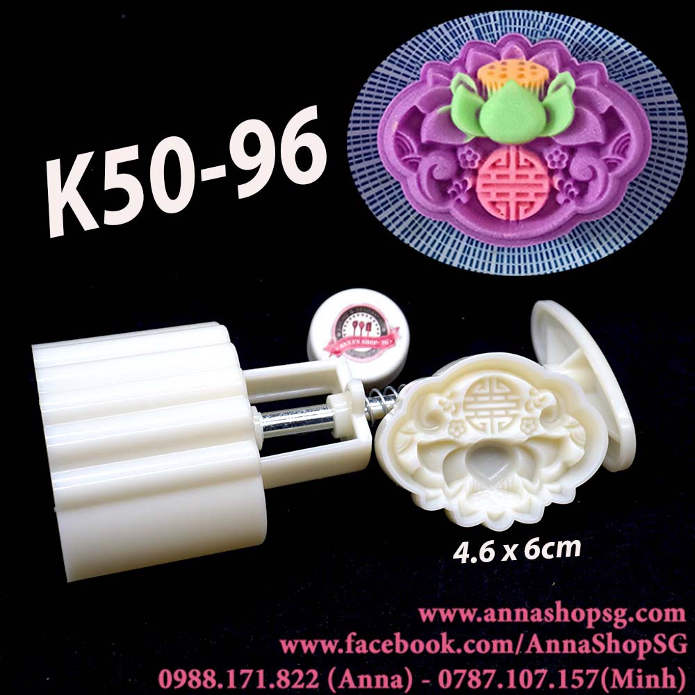 K50-96 KHUÔN TRUNG THU 50g KHÁNH HOA SEN