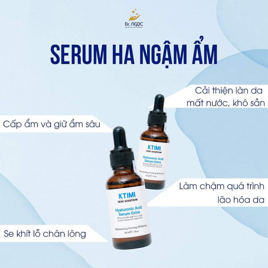SR HA KTIMI Cấp Ẩm Sâu, Phục Hồi,Căng Bóng,Làm Dịu Da Ngay Tức Khắc Sau Laser,Lăn Kim,Vi Kim,Cháy Nắng. DR Khuyên Dùng