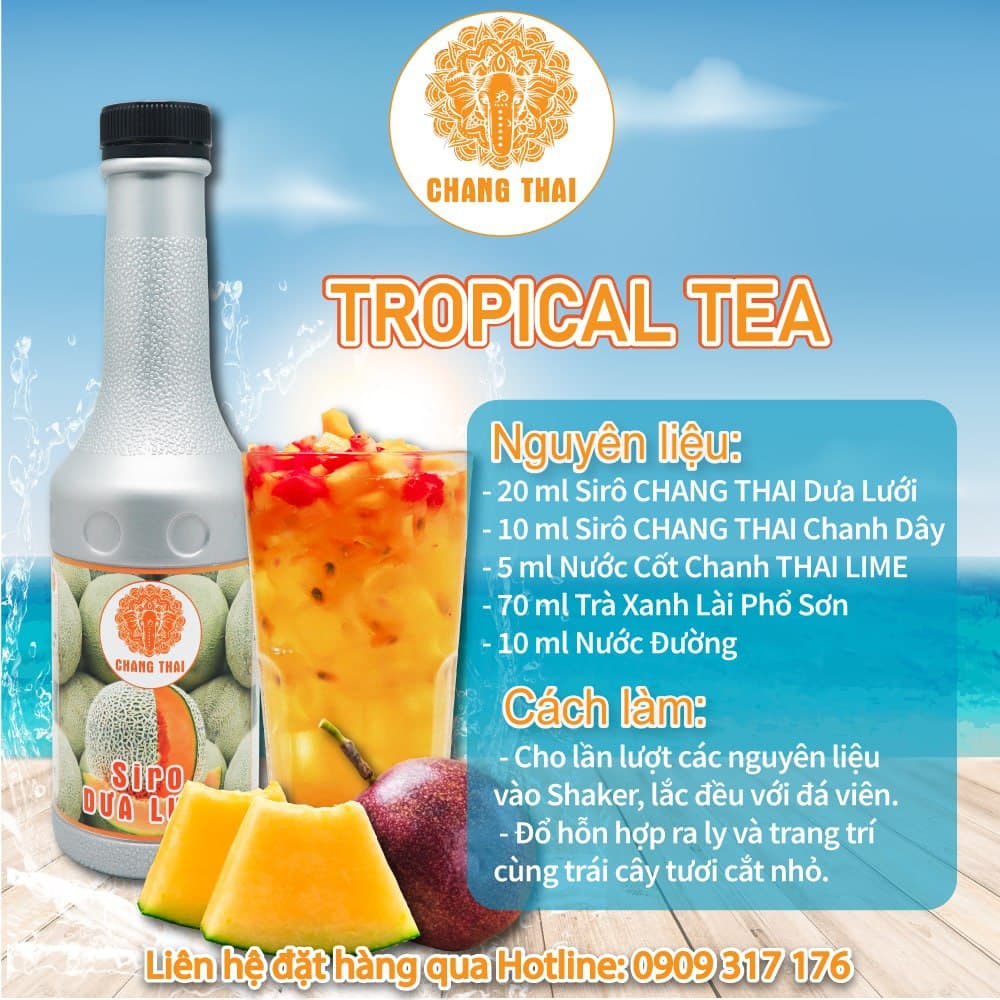 Siro Dưa Lưới Chang Thai 1000ml