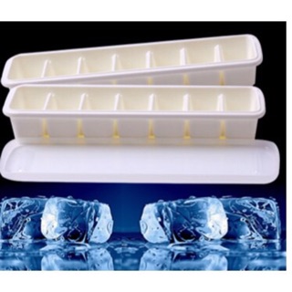 Set 2 khay đá có nắp, khay đựng thức ăn dặm cho bé