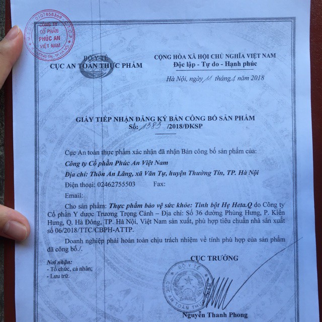 Tinh bột hẹ HETA.Q (date mới nhất ) hỗ trợ điều trị táo bón,biếng ăn ở trẻ nhỏ