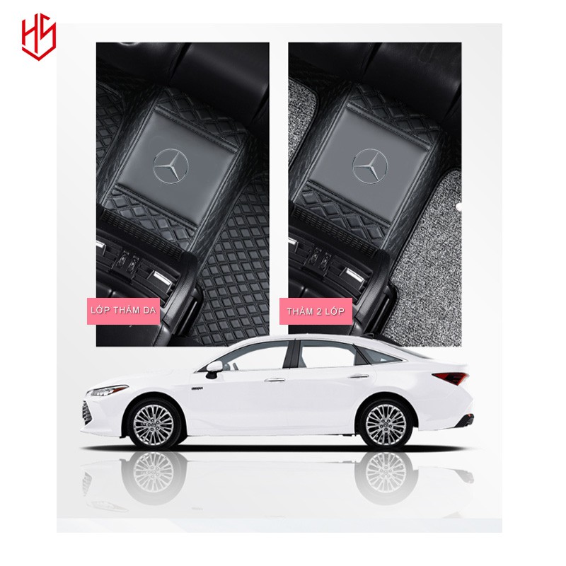 Thảm Lót Sàn Da Ô Tô 5D Cho Kia Seltos Chống Thấm Nước Tuyệt Đối Che phủ 90% sàn xe