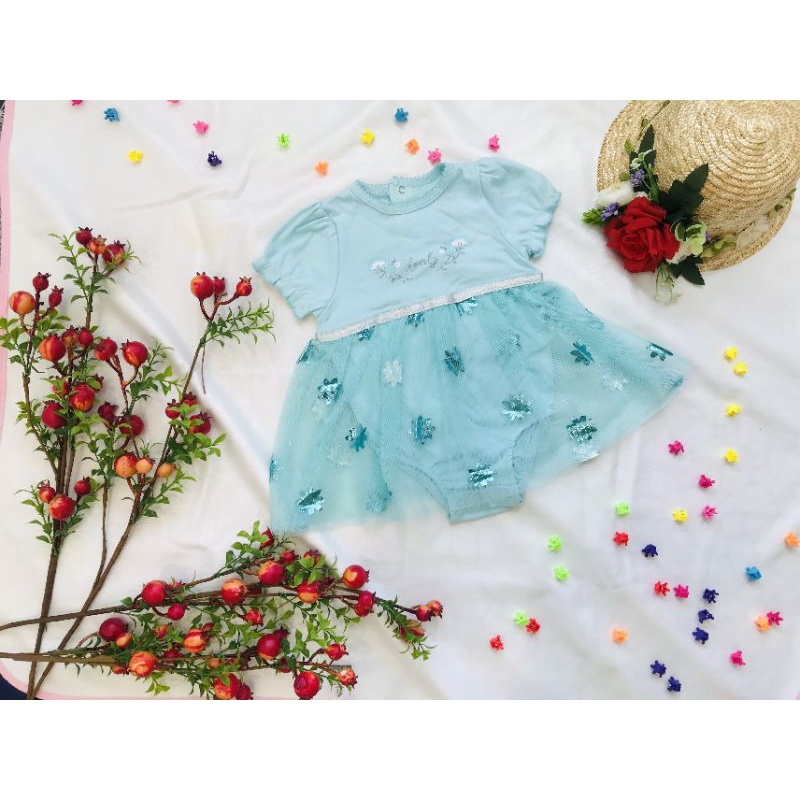 Boby chip váy , body váy cho bé gái siêu đáng iu