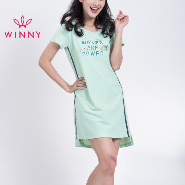 Váy suông nữ cổ tròn Winny WF19026V