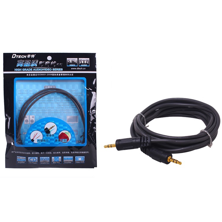 Cáp Audio Dtech 3.5 DT-6220 1.5m